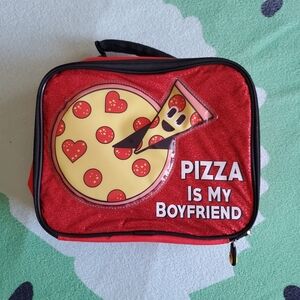 Red Pizza Lunch Bag